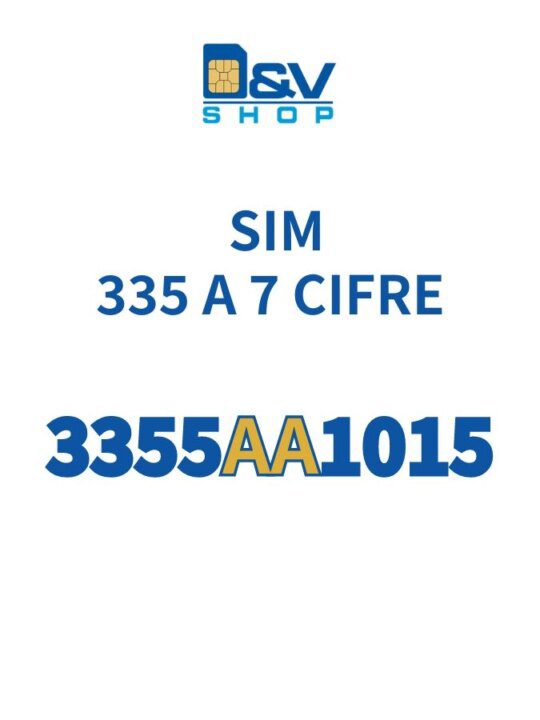 SIM Tim 335 a 7 Cifre 3355AA1015