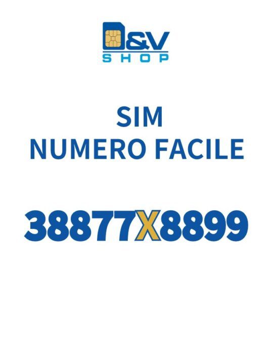 SIM Wind3 Numero Facile 38877X8899