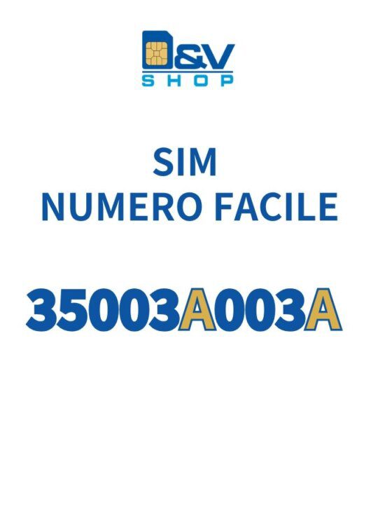SIM Kena Mobile Numero Facile 35003A003A Da Attivare