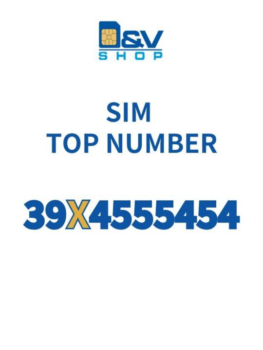 SIM Tre Top Number 39X4555454 Da Attivare