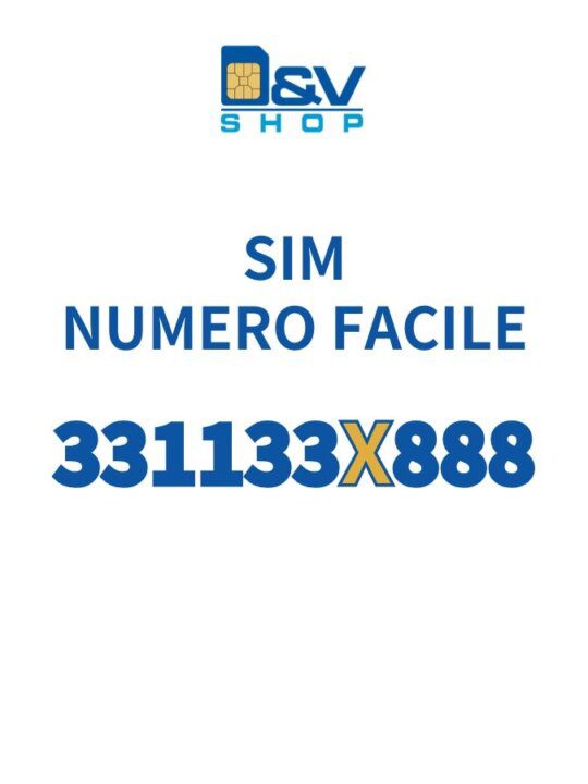 SIM Tim Numero Facile 331133X888 Da Attivare