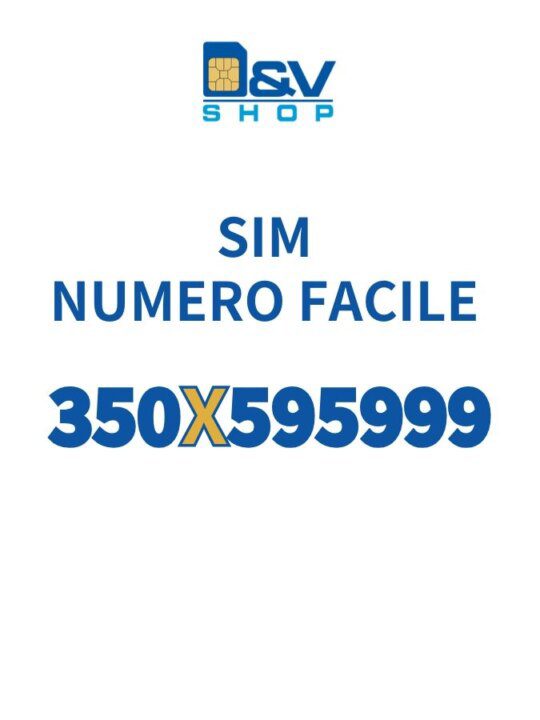 SIM Kena Mobile Numero Facile 350X595999 Da Attivare