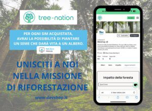D&Vshop e Tree-Nation: per un futuro sostenibile