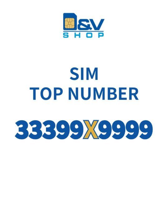 SIM Tim Top Number 33399X9999