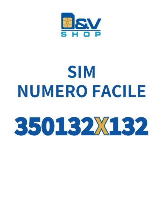 SIM Kena Mobile Numero Facile 350132X132 Da Attivare