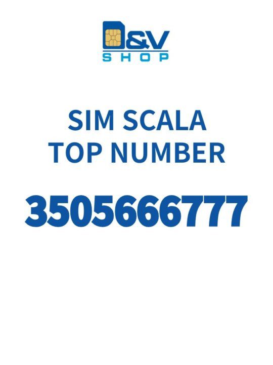 SIM Kena Mobile Top Number Scala 3505666777 Da Attivare