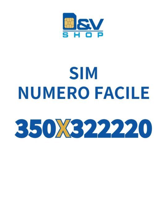 SIM Kena Mobile Numero Facile 350X322220 Da Attivare