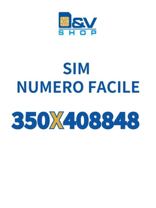 SIM Kena Mobile Numero Facile 350X408848 Da Attivare