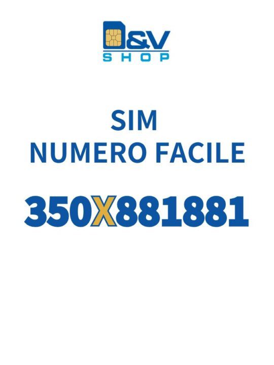 SIM Kena Mobile Numero Facile 350X881881 Da Attivare